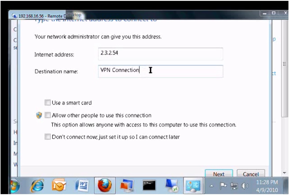 Connection in Windows 7 [Video]