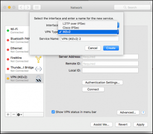 VPN on MacOS